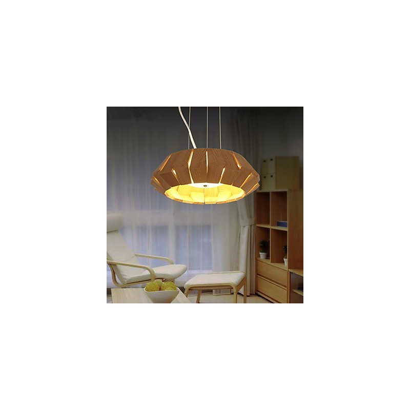 Kronleuchter Country Holz Bambus