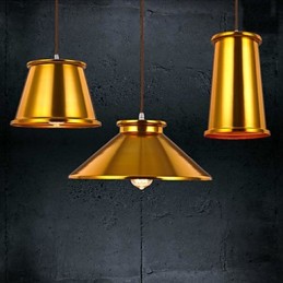 Kronleuchter im Mini-Stil, modernes zeitgenössisches Metall, 3-flammige Pendelleuchte