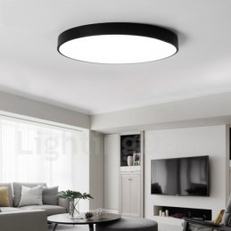 Ultradünne, dimmbare, moderne Deckenleuchten im zeitgenössischen nordischen Stil mit Acrylschirm und Fernbedienung, können auch als Wandleuchte verwendet werden.