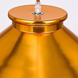 Kronleuchter im Mini-Stil, modernes zeitgenössisches Metall, 3-flammige Pendelleuchte