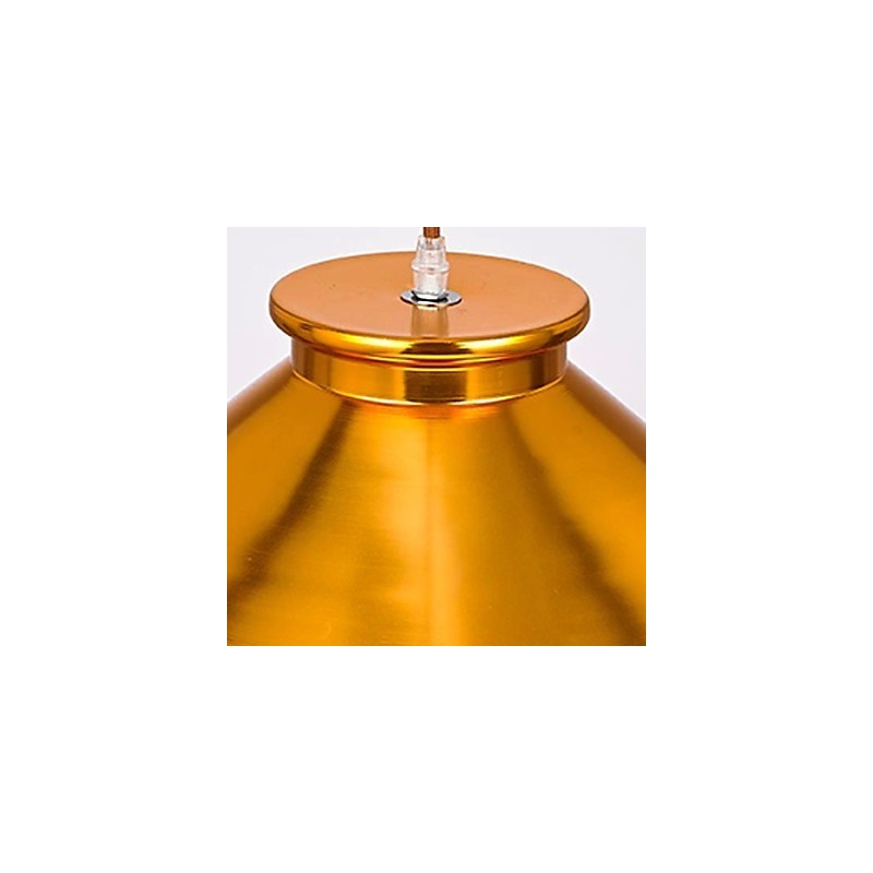 Kronleuchter im Mini-Stil, modernes zeitgenössisches Metall, 3-flammige Pendelleuchte