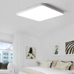 Dimmbare, moderne Deckenleuchten im nordischen Stil mit Acrylschirm und Fernbedienung