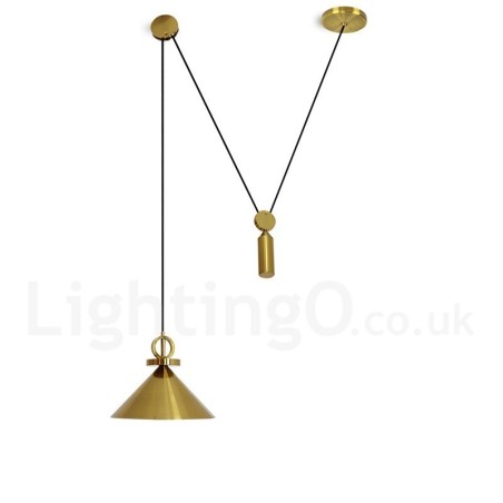 Moderne zeitgenössische Pendelleuchte aus reinem Kupfer im nordischen Stil mit Auf- und Abstiegsfunktion, Messing-Deckenleuchte Moderne zeitgenössische Pendelleuchte aus reinem Kupfer im nordischen Stil mit Auf- und Abstiegsfunktion, Messing-Deckenleuchte