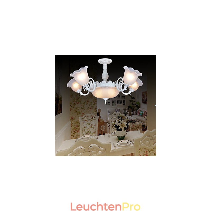 Deckenleuchten Weiß Europäisch Retro Klassisch