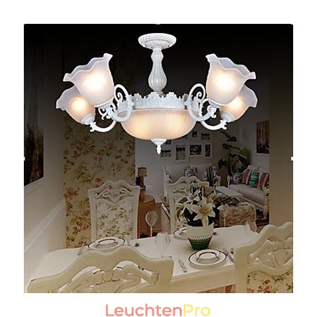 Deckenleuchten Weiß Europäisch Retro Klassisch