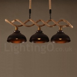 3-flammige Pendelleuchte Deckenlampe