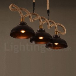3-flammige Pendelleuchte Deckenlampe