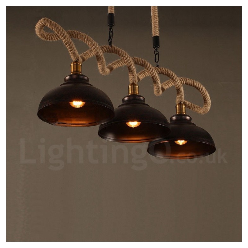 3-flammige Pendelleuchte Deckenlampe