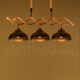 3-flammige Pendelleuchte Deckenlampe