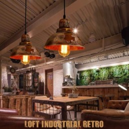 1 Licht Rustikale Lodge Retro Vintage Pendelleuchte Loft