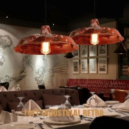 1 Licht Rustikale Lodge Retro Vintage Pendelleuchte Loft