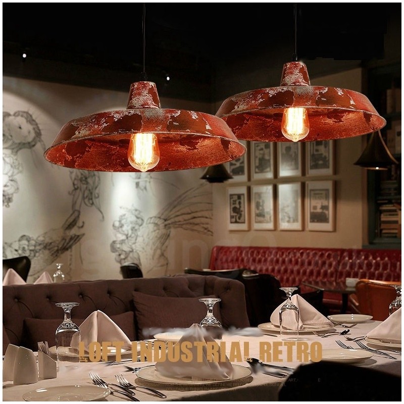 1 Licht Rustikale Lodge Retro Vintage Pendelleuchte Loft