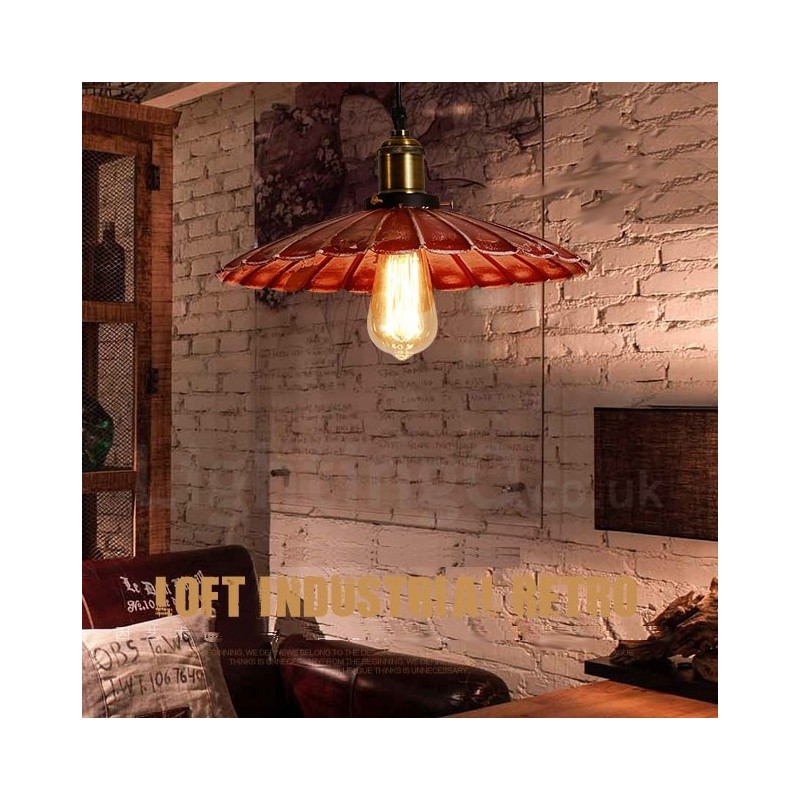 1 Licht Rustikale Lodge Retro Vintage Pendelleuchte Loft