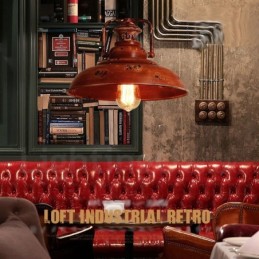 1 Licht Rustikale Lodge Retro Vintage Pendelleuchte Loft