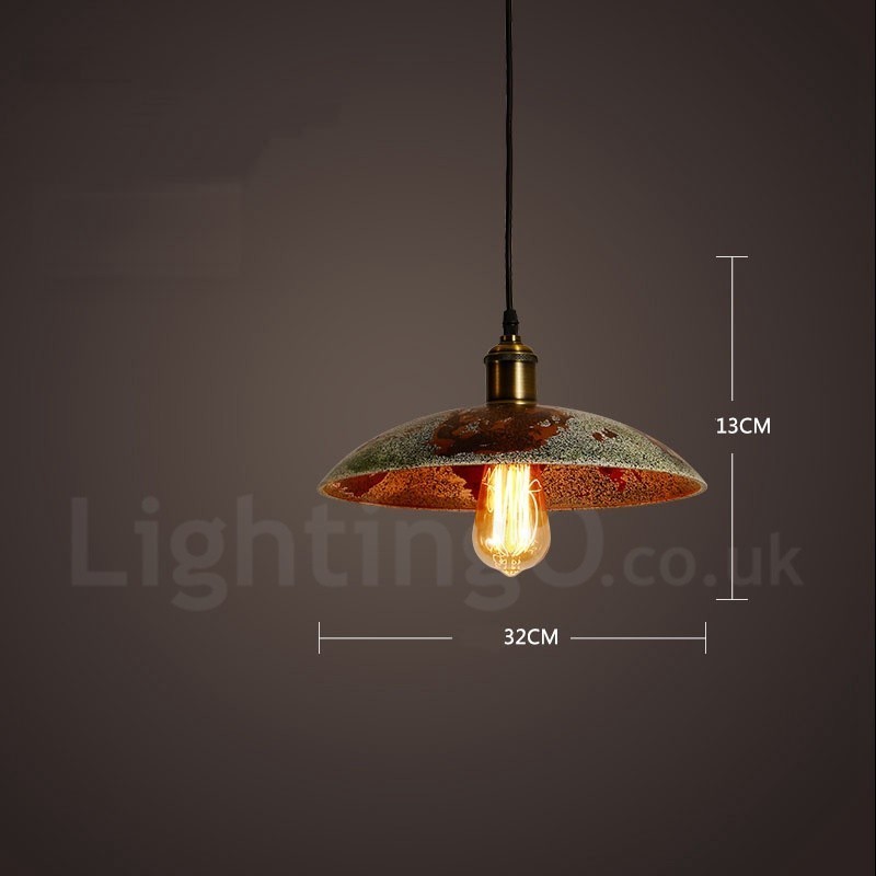 1 Licht Rustikale Lodge Retro Vintage Pendelleuchte Loft