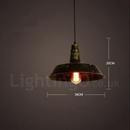 1 Licht Rustikale Lodge Retro Vintage Pendelleuchte Loft