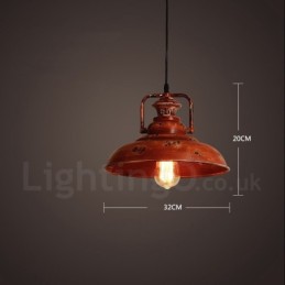 1 Licht Rustikale Lodge Retro Vintage Pendelleuchte Loft