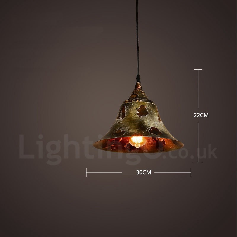 1 Licht Rustikale Lodge Retro Vintage Pendelleuchte Loft