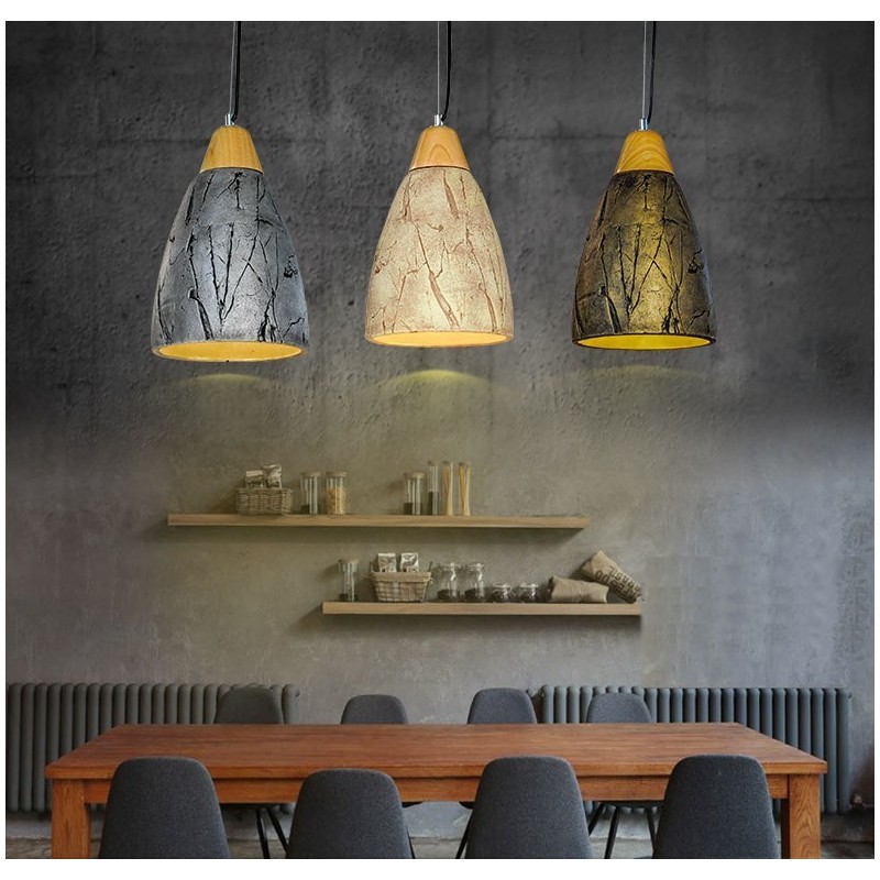 1 Licht Zement Moderne zeitgenössische Pendelleuchte Deckenleuchte