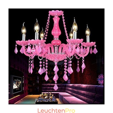 Kaffeelampe Projektlicht Kerze Kristall Hängelampe Rosa Kaffeelampe Projektlicht Kerze Kristall Hängelampe Rosa