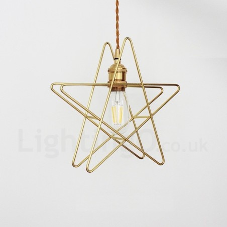 Moderne zeitgenössische 1-flammige Pendelleuchte aus Messing mit Schirm Moderne zeitgenössische 1-flammige Pendelleuchte aus Messing mit Schirm