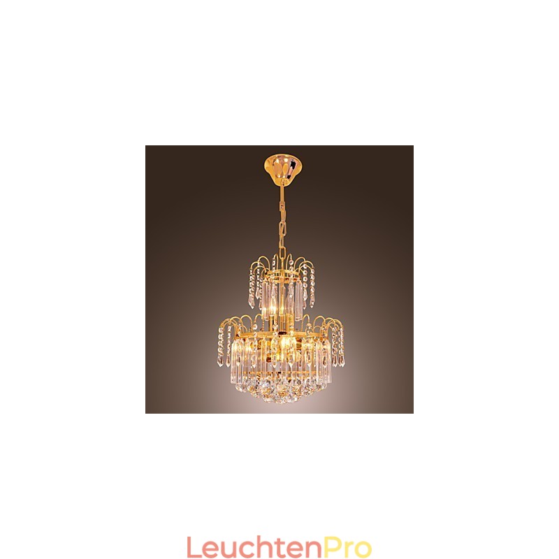 Luxuriöser Kristall-Kronleuchter mit 7 Lichtern