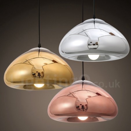 Moderne zeitgenössische 1-flammige Pendelleuchte aus Glas mit Glasschirm Moderne zeitgenössische 1-flammige Pendelleuchte aus Glas mit Glasschirm