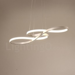 Moderne zeitgenössische Pendelleuchte aus Aluminiumlegierung mit Acrylschirm