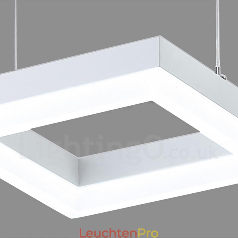 Moderne zeitgenössische 3-flammige Pendelleuchte aus Aluminiumlegierung mit Acrylschirm