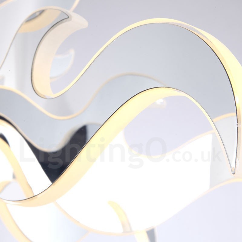 Dimmbarer moderner zeitgenössischer Kronleuchter aus Stahl mit 15 Lichtern und Acrylschirm