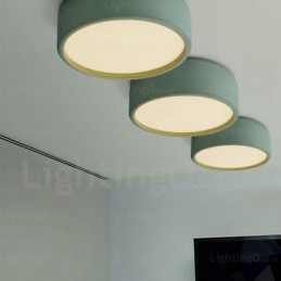 1-flammige nordische Deckenleuchte mit Acrylschirm