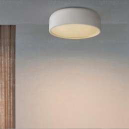 1-flammige nordische Deckenleuchte mit Acrylschirm