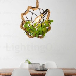 1 Licht Landhaus Rustikal Vintage Retro Pendelleuchte