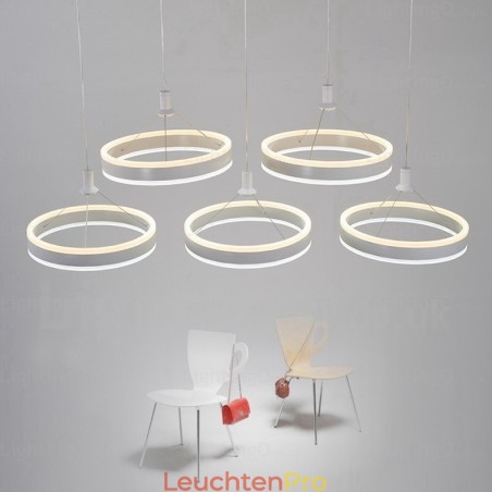 Moderne Pendelleuchte mit 2 Lichtern und Acrylschirm Moderne Pendelleuchte mit 2 Lichtern und Acrylschirm