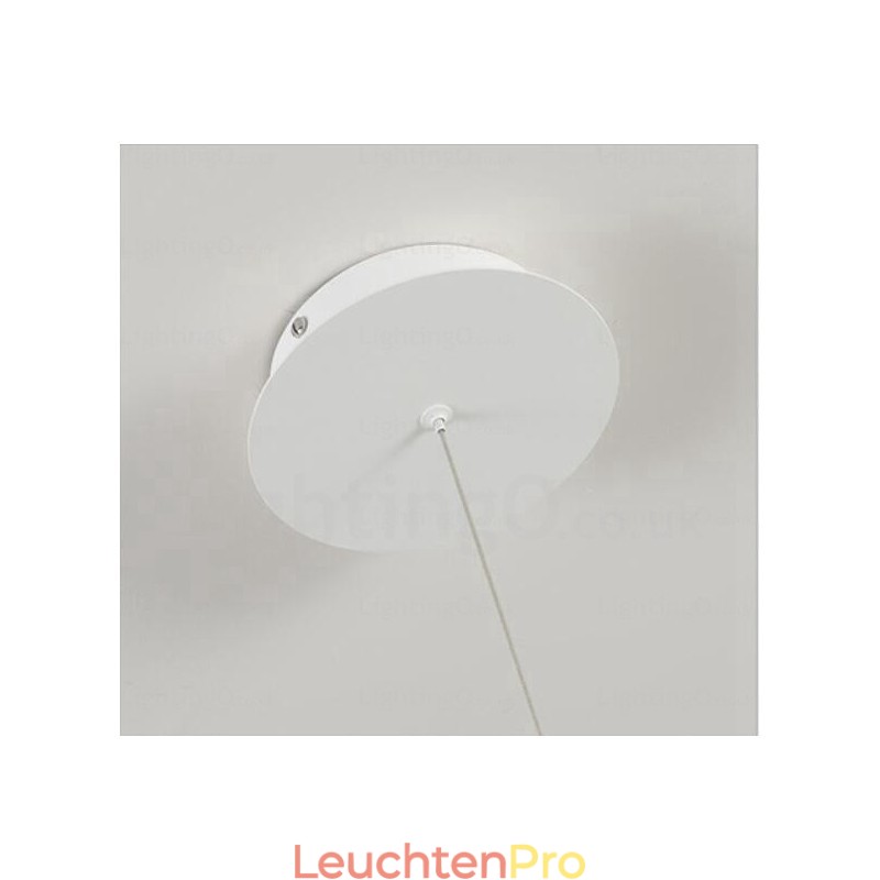 Moderne Pendelleuchte mit 2 Lichtern und Acrylschirm