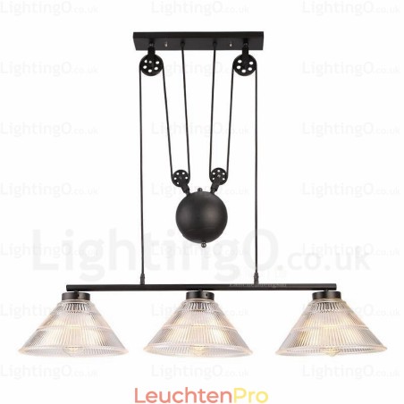 Moderne Pendelleuchte mit 2 Lichtern und Glasschirm Moderne Pendelleuchte mit 2 Lichtern und Glasschirm