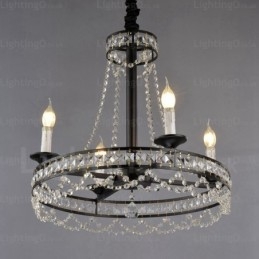 Rustikale Pendelleuchte im Landhausstil mit 4 Lichtern