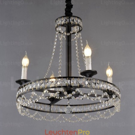 Rustikale Pendelleuchte im Landhausstil mit 4 Lichtern Rustikale Pendelleuchte im Landhausstil mit 4 Lichtern