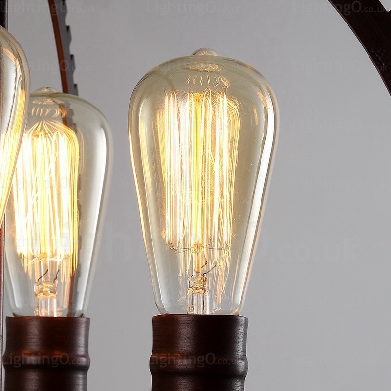 4-flammige Vintage-Retro-Pendelleuchte