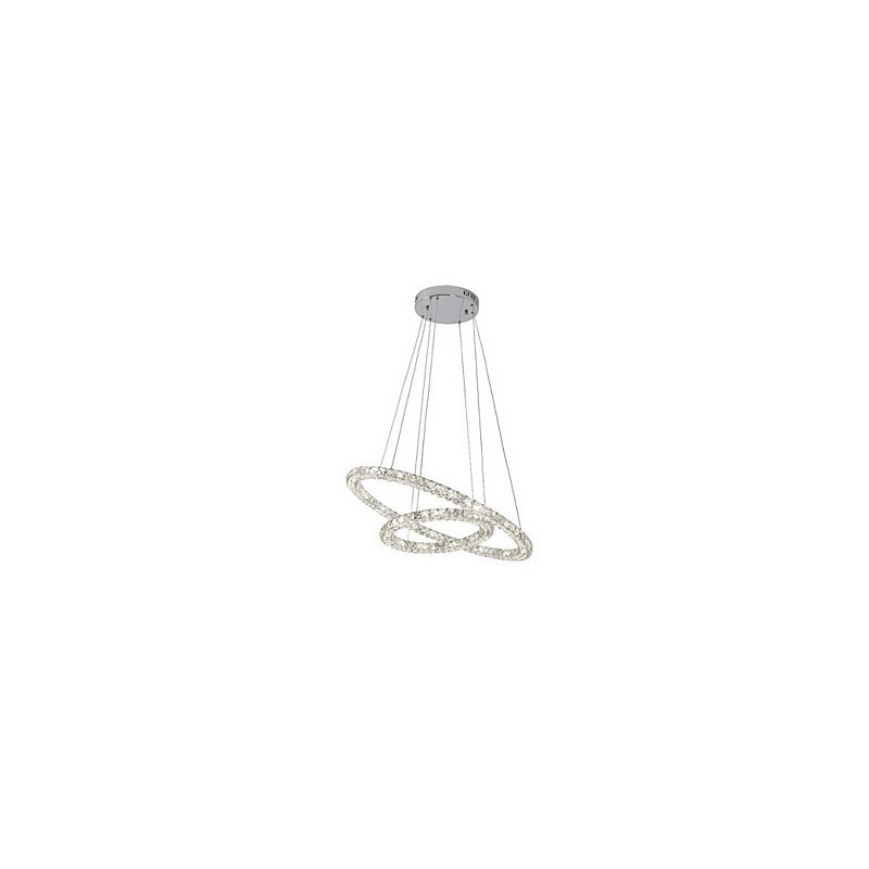 Kristall Pendelleuchte Beleuchtung Moderne 2 Ringe Drei Seiten K9 Kristall Innen Deckenleuchten Lampe Leuchten