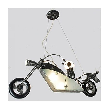 Nostalgische Kinder Junge Motorrad Eisen Kronleuchter Beleuchtung Lampen Nostalgische Kinder Junge Motorrad Eisen Kronleuchter Beleuchtung Lampen