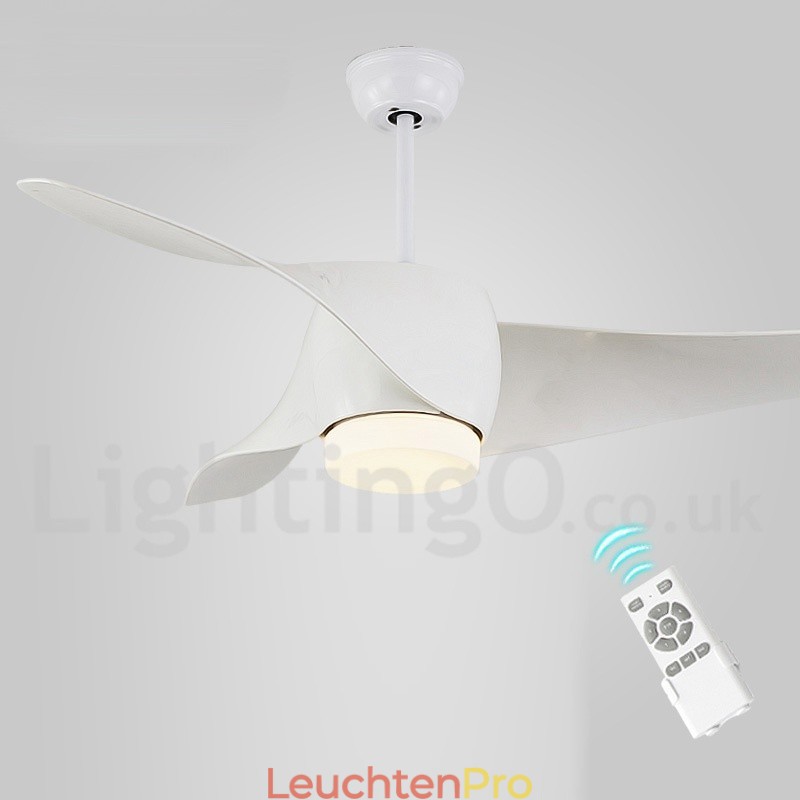 52“ Deckenventilator im europäischen Stil, modern und zeitgenössisch