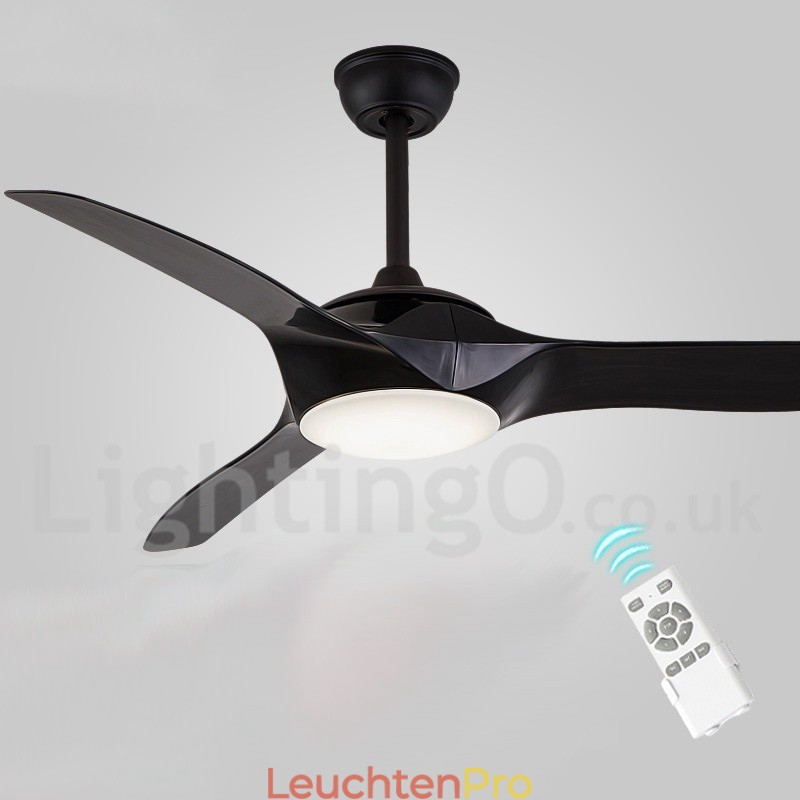 52“ Deckenventilator im europäischen Stil, modern und zeitgenössisch