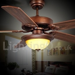 48“ 52“ Country Retro Rustikal Lodge Vintage Deckenventilator