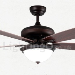 52“ Country Retro Rustikaler Lodge Vintage Deckenventilator