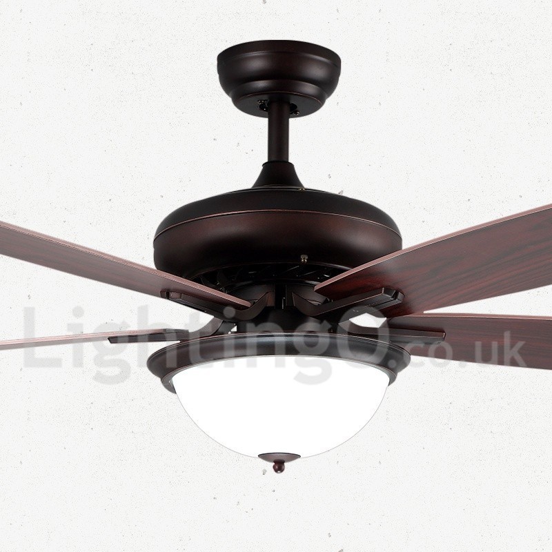 52“ Country Retro Rustikaler Lodge Vintage Deckenventilator