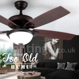 52“ Country Retro Rustikaler Lodge Vintage Deckenventilator