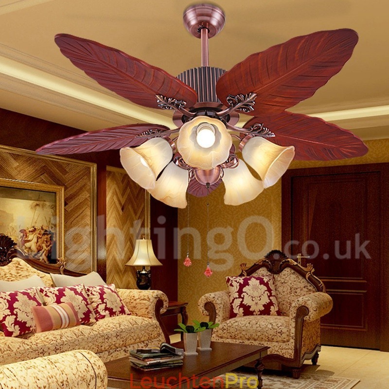 48“ Country Retro Rustikaler Lodge Vintage Deckenventilator