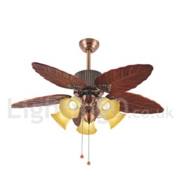 48“ Country Retro Rustikaler Lodge Vintage Deckenventilator