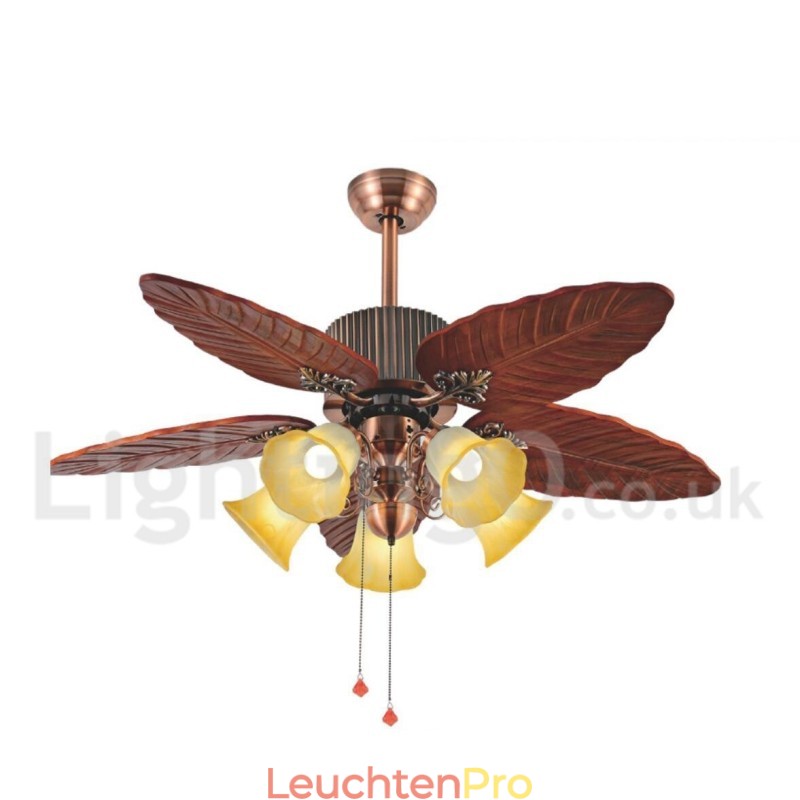 48“ Country Retro Rustikaler Lodge Vintage Deckenventilator